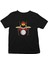 Baterist Emoji Siyah Unisex Çocuk Tişört T-Shirt 1