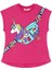 Unicorn Çantalı Kız Çocuk T-shirt Takım 5