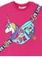 Unicorn Çantalı Kız Çocuk T-shirt Takım 9