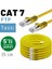 5 Adet 25 cm Irenıs Cat7 Kablo Yassı Ftp Ethernet Network Lan Kablosu 1