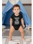 Bateri Siyah Unisex Bebek Body - Zıbın 1