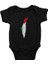 Filistin Siyah Unisex Bebek Body - Zıbın 2