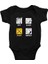 Bateri Eat Sleep Drum Siyah Unisex Bebek Body - Zıbın 2
