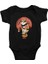 Uzakdoğu Samuray Kedi Siyah Unisex Bebek Body - Zıbın 1