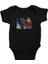 Swing Siyah Unisex Bebek Body - Zıbın 1
