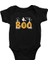 Halloween Boo Cadılar Bayramı Siyah Unisex Bebek Body - Zıbın 1