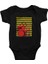 Bateri Siyah Unisex Bebek Body - Zıbın 1