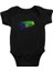 Christmas Adası - Christmas Island Siyah Unisex Bebek Body - Zıbın 1