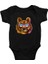 Gözlüklü Karizmatik Ayı Siyah Unisex Bebek Body - Zıbın 1