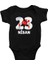 23 Nisan Ulusal Egemenlik ve Çocuk Bayramı Siyah Unisex Bebek Body - Zıbın 1