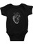 Insan Kalbi Siyah Unisex Bebek Body - Zıbın 1