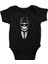Mafya Kurukafa Siyah Unisex Bebek Body - Zıbın 1