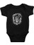 Gözlüklü Aslan Siyah Unisex Bebek Body - Zıbın 1