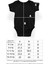Make Muscles Not Excuses Siyah Unisex Bebek Body - Zıbın 3