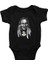 Oturan Boğa Siyah Unisex Bebek Body - Zıbın 1