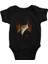 Retro Kedi Tablo Siyah Unisex Bebek Body - Zıbın 1