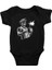 Kaynakçı Kurukafa Siyah Unisex Bebek Body - Zıbın 1