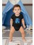 Uluyan Kurt Siyah Unisex Bebek Body - Zıbın 2