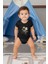 Uluyan Kurtlar Siyah Unisex Bebek Body - Zıbın 2