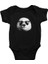 Gözlüklü Panda Siyah Unisex Bebek Body - Zıbın 1