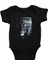 Mavi Gözlü Aslan Siyah Unisex Bebek Body - Zıbın 1