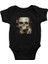 Gerçekçi Kurukafa Siyah Unisex Bebek Body - Zıbın 1