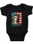 Özgürlük Heykeli Siyah Unisex Bebek Body - Zıbın 1