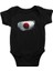 Japonya - Japan Siyah Unisex Bebek Body - Zıbın 1