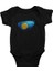 Palau Siyah Unisex Bebek Body - Zıbın 1