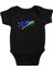 Solomon Adaları - Solomon Islands Siyah Unisex Bebek Body - Zıbın 1