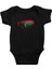 Maldivler - Maldives Siyah Unisex Bebek Body - Zıbın 1