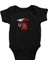 Kırmızı Telefon Siyah Unisex Bebek Body - Zıbın 1