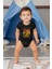 Dinozorlar Siyah Unisex Bebek Body - Zıbın 2