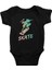 Kaykay Skate Siyah Unisex Bebek Body - Zıbın 1