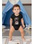 Sevimli Pitbull Siyah Unisex Bebek Body - Zıbın 1