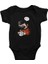 Kahve Seven Pug Siyah Unisex Bebek Body - Zıbın 1