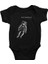 Vintage Astronot Siyah Unisex Bebek Body - Zıbın 1