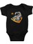 Dj Astronot Siyah Unisex Bebek Body - Zıbın 1