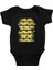 Bee Arılar Siyah Unisex Bebek Body - Zıbın 1