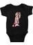 Pembe Elbise Fashion Moda Siyah Unisex Bebek Body - Zıbın 1