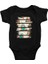 Uyuyan Baykuş Siyah Unisex Bebek Body - Zıbın 1