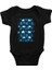 Deniz Canlıları Siyah Unisex Bebek Body - Zıbın 1
