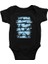 Yunus Balığı Siyah Unisex Bebek Body - Zıbın 1