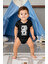 Be Different Ayı Siyah Unisex Bebek Body - Zıbın 2