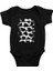 Inek Deseni Siyah Unisex Bebek Body - Zıbın 2