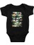 Papağan Siyah Unisex Bebek Body - Zıbın 1