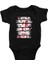 Hohoho Geyik Siyah Unisex Bebek Body - Zıbın 1