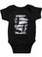 Kuş Tüyleri Siyah Unisex Bebek Body - Zıbın 1