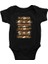 Maymun Siyah Unisex Bebek Body - Zıbın 1