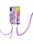 Samsung Galaxy A03S Mermer Anti-Scratch Yumuşak Crossbody Kordon Için Kılıf (Yurt Dışından) 1